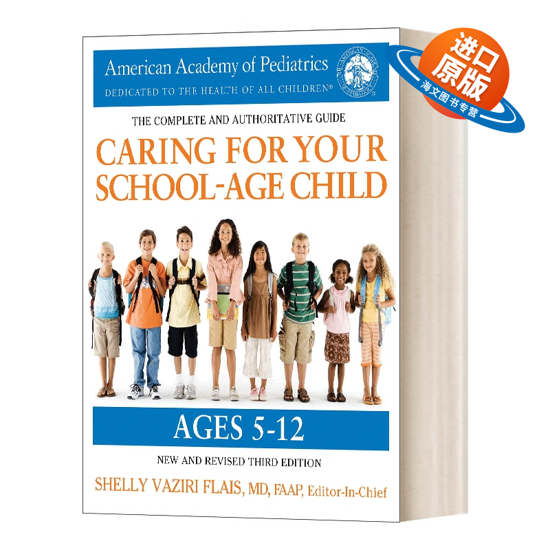 英文原版 Caring for Your School-Age Child 3rd Edition Ages 5-12 美国儿科学会育儿百科 学龄儿童 第三版 英文版 进口英语书籍
