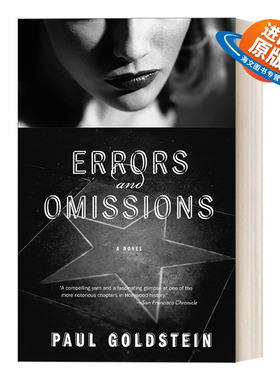 英文原版 Errors and Omissions Michael Seeley Mystery 01迈克尔·瑟雷之谜1 误差与遗漏 惊悚悬疑小说 Paul Goldstein 进口书籍