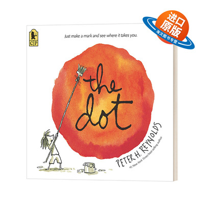 英文原版 The Dot 点  儿童家庭教育绘本 Peter H. Reynolds彼德雷诺兹 英文版 进口英语原版书籍