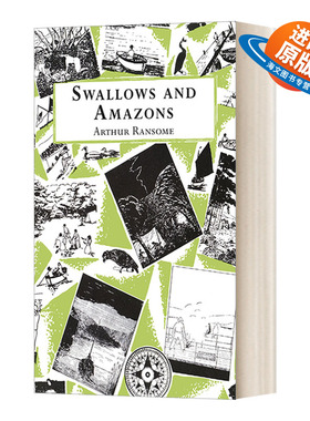 英文原版 Swallows And Amazons 燕子号与亚马逊号 亚瑟·兰塞姆 英文版 进口英语原版书籍