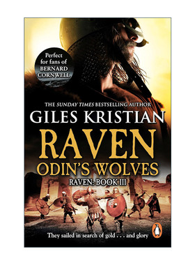 英文原版 Raven Odin's Wolves 渡鸦3 奥丁之狼 Giles Kristian畅销维京系列历史小说 英文版 进口英语原版书籍