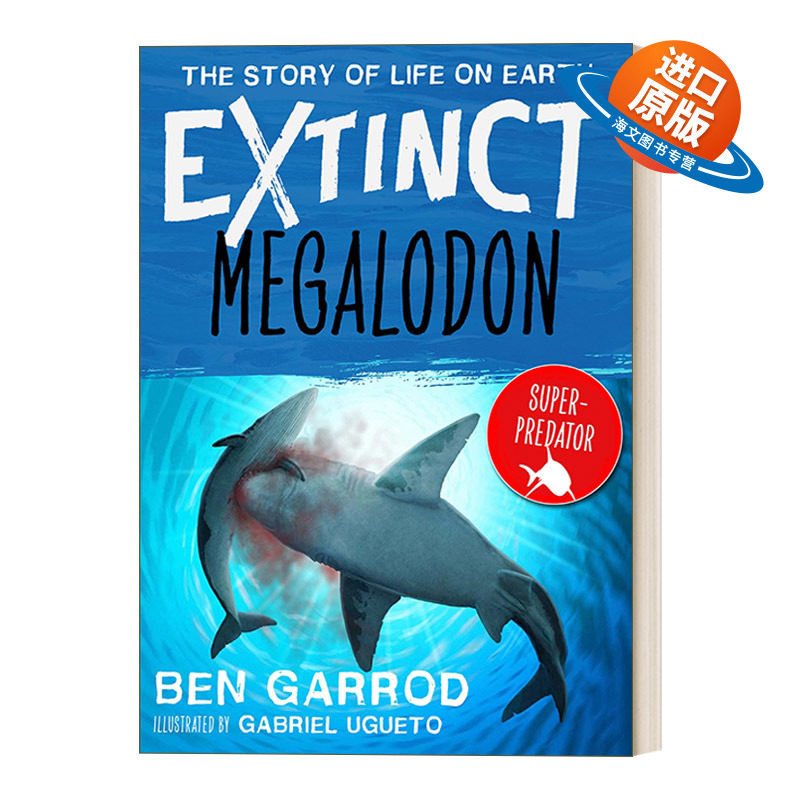 英文原版 Megalodon 灭绝物种 地球上生命的故事系列 巨齿鲨 英文版 进口英语原版书籍