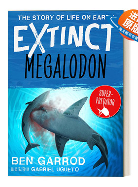 英文原版 Megalodon 灭绝物种 地球上生命的故事系列 巨齿鲨 英文版 进口英语原版书籍