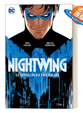 英文原版 Nightwing Vol.1 Leaping into the Light DC漫画 2021夜翼1 精装 英文版 进口英语原版书籍