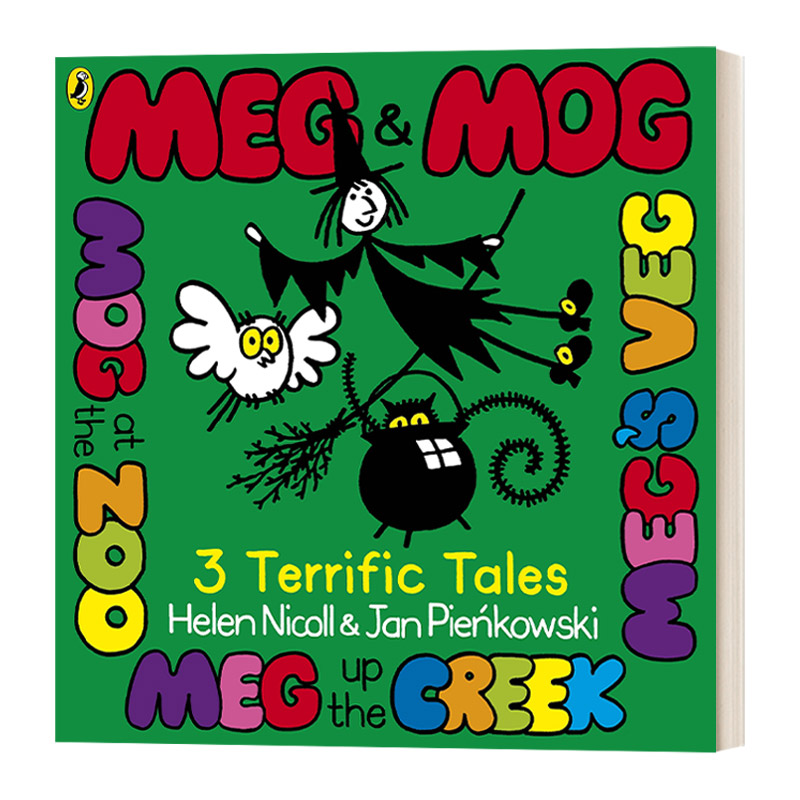 英文原版 Meg & Mog Three Terrific Tales 女巫麦格和小猫莫格 三篇魔法故事 英文版 进口英语原版书籍