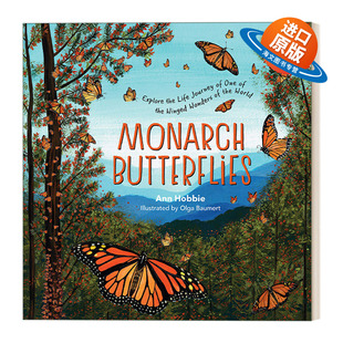 英文版 书籍 Butterflies 科学与自然规律主题 Ann 儿童精装 Monarch 帝王蝶 进口英语原版 英文原版 Hobbie 绘本