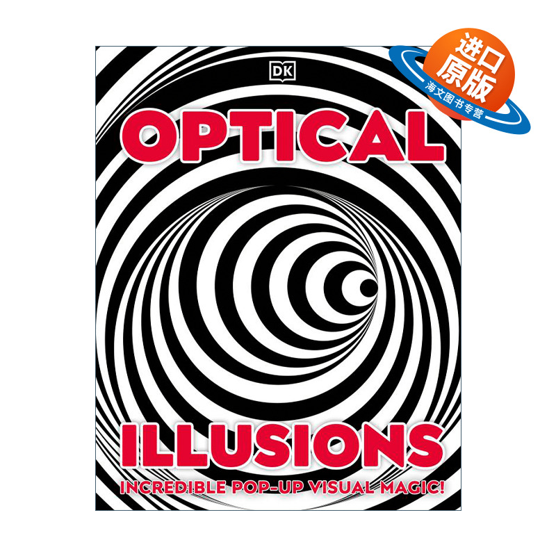 英文原版 Optical Illusions 视错觉 令人难以置信的立体视觉魔术 精装 英文版 进口英语原版书籍