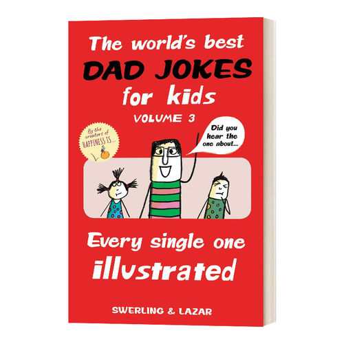 英文原版 The World's Best Dad Jokes for Kids Volume 3 很好笑的笑话3 幽默绘本 英文版 进口英语原版书籍儿童外文书