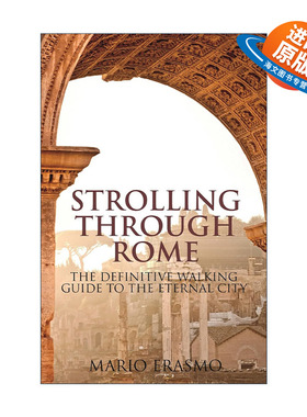 英文原版 Strolling Through Rome 漫步罗马 永恒之城的徒步旅行指南 英文版 进口英语原版书籍