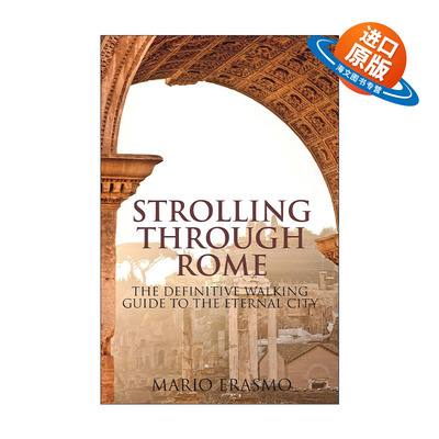 英文原版 Strolling Through Rome 漫步罗马 永恒之城的徒步旅行指南 英文版 进口英语原版书籍