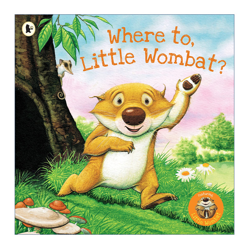 英文原版绘本 Where To Little Wombat? 树袋熊 去哪儿 儿童动物绘本 英文版 进口英语原版书籍