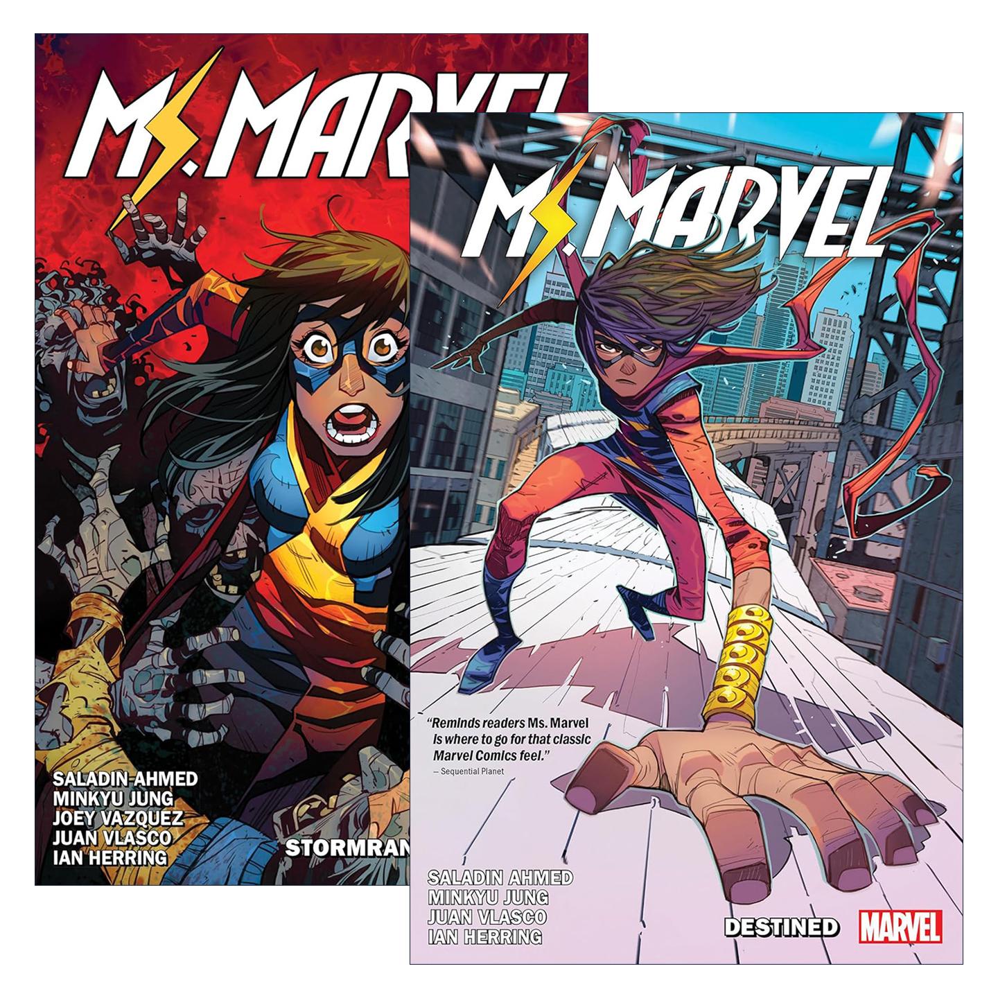 英文原版 Ms. Marvel by Saladin Ahmed 惊奇女士系列2册 漫威漫画 Saladin Ahmed 英文版 进口英语原版书籍