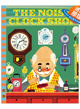 英文原版绘本 The Noisy Clock Shop G&D Vintage 吵闹的钟表店 儿童精装经典绘本 Art Seiden 英文版 进口英语原版书籍
