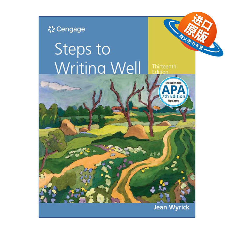 英文原版 Steps to Writing Well 成功写作入门 第13版 APA格式 Jean Wynck 美国本科英语写作教材 英文版 进口英语原版书籍
