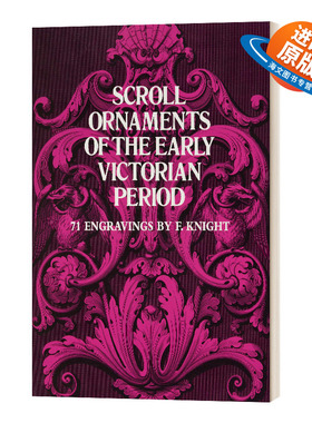 英文原版 Scroll Ornaments of the Early Victorian Period 维多利亚时代早期的卷轴饰品 英文版 进口英语原版书籍