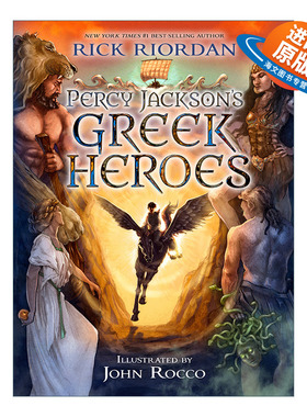 英文原版 Percy Jackson's Greek Myths 2 Percy Jackson's Greek Heroes 波西杰克逊的希腊神话2 希腊英雄 奇幻小说 Rick Riordan