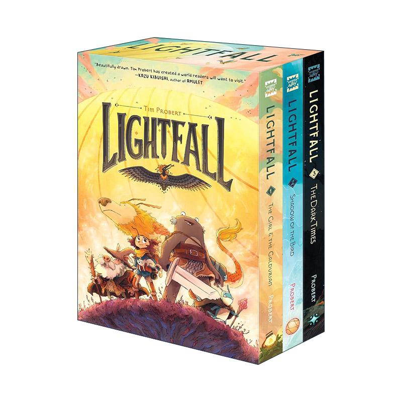英文原版 Lightfall 3-Book Box Set 光陨3册盒装 全彩漫画 英文版 进口英语原版书籍