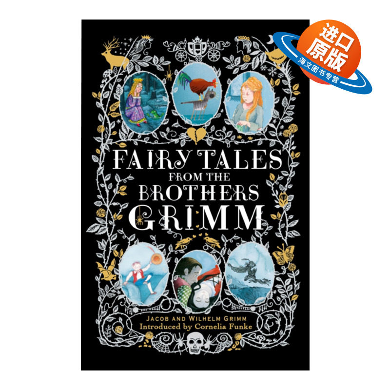 英文原版 Fairy Tales from the Brothers Grimm 格林童话集 精装彩色插画故事书 英文版 进口英语原版书籍