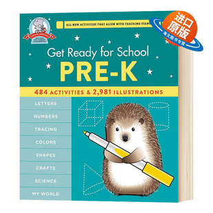 Get 幼小衔接学习教辅书籍儿童外文书 英文原版 学前早教精装 综合活动练习册 Revised for Ready Updated 入学准备 School Pre