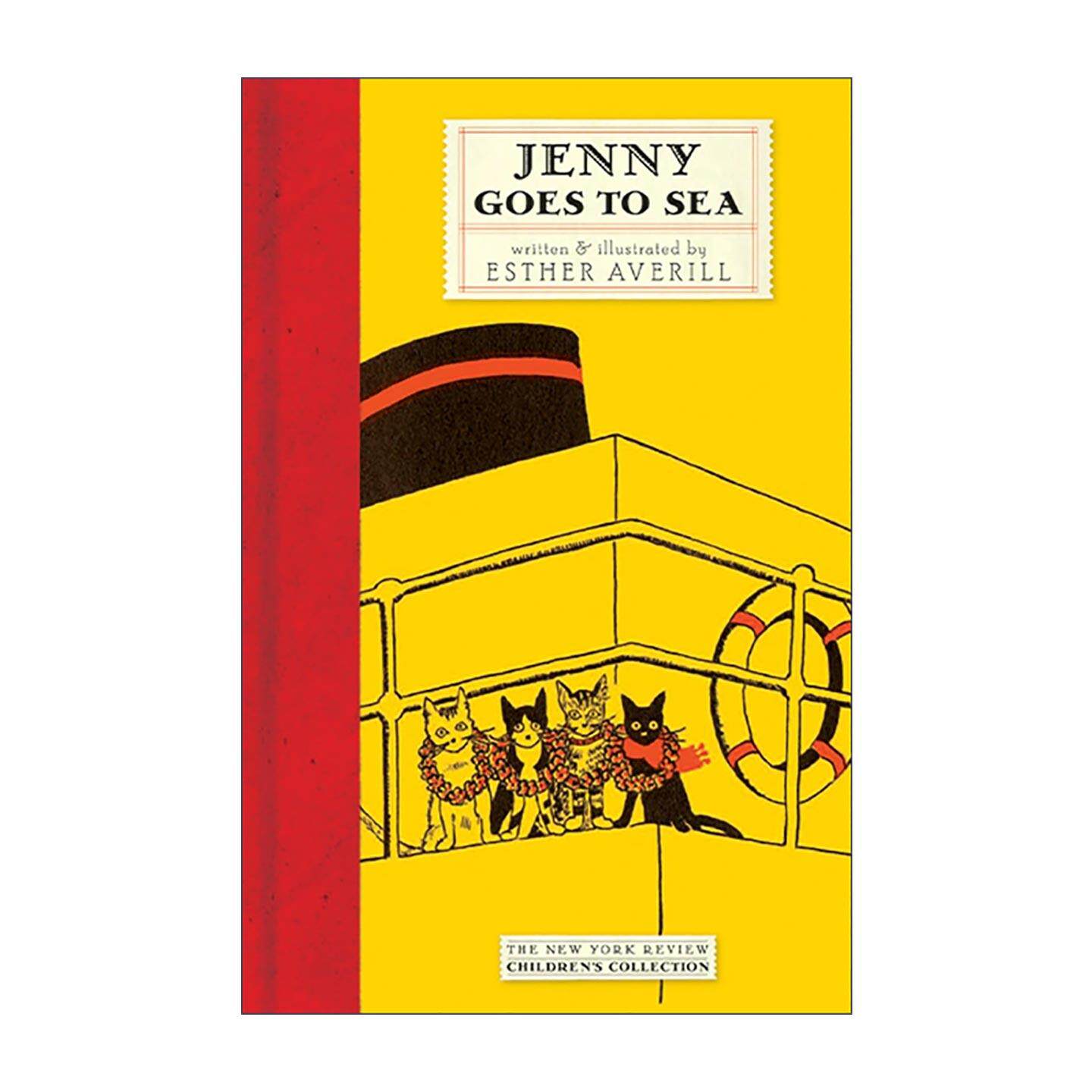 英文原版Jenny Goes to Sea Jenny's Cat Club珍妮出海记 珍妮和猫咪俱乐部系列 儿童精装绘本 埃丝特·埃弗里尔 进口英语原版书籍