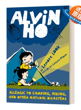 胆小鬼阿文2 Alvin Ho Allergic to Camping  Hiking  and Other Natural Disasters英文原版儿童文学读物 进口英语原版书籍