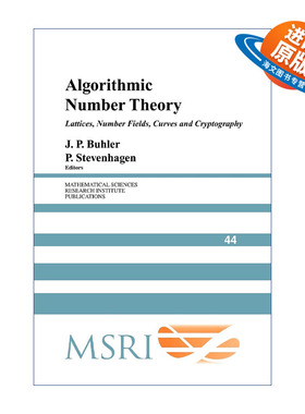 英文原版 Algorithmic Number Theory 算法数论 剑桥数理研究所刊物系列 英文版 进口英语原版书籍