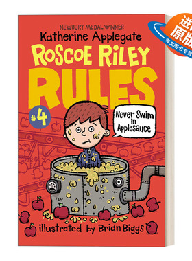 英文原版 Roscoe Riley Rules #4 Never Swim in Applesauce 罗斯科莱利规则4 英文版 章节桥梁书 进口英语原版书籍