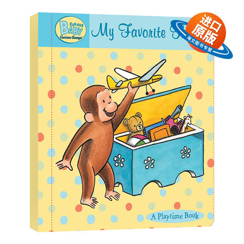 英文原版 Curious Baby My Favorite Things Padded Board Book  好奇宝宝 我喜欢的东西 纸板书 英文版 进口英语原版书籍