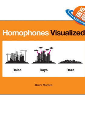 英文原版 Homophones Visualized 图解同音异义英语词汇 精装 英文版 进口英语原版书籍