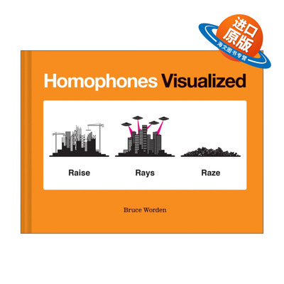 英文原版 Homophones Visualized 图解同音异义英语词汇 精装 英文版 进口英语原版书籍