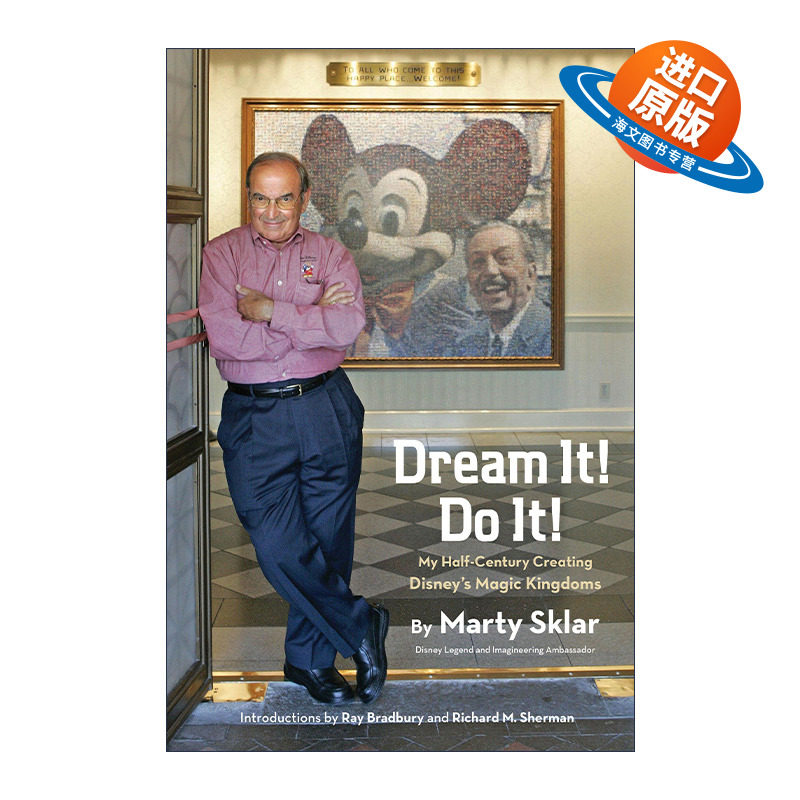 英文原版 Dream It! Do It! 梦吧!做到! 我用半个世纪创造的迪士尼魔法王国 传记 豪华精装收藏版 英文版 进口英语原版书籍