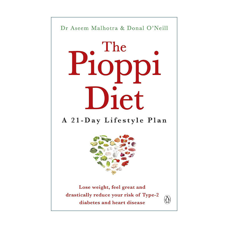 英文原版 The Pioppi Diet 皮奥皮饮食 Aseem Malhotra 英文版 进口英语原版书籍