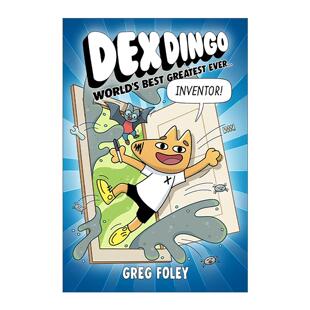 英文原版 Dex Dingo World's Best Greatest Ever Inventor 袋鼠戴克斯系列1 世界伟大发明家 儿童搞笑漫画 英文版 进口英语原版书