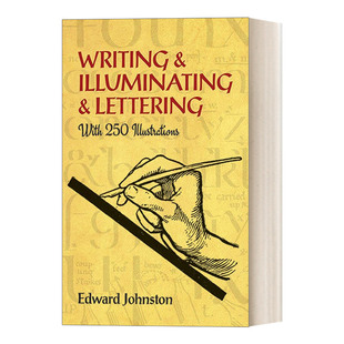 Lettering 书写 进口英语原版 英文原版 照明和刻字 Writing Illuminating 英文版 书籍