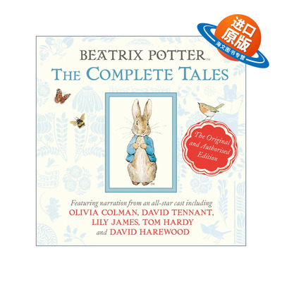 英文原版 Beatrix Potter The Complete Tales 彼得兔的故事全集有声书CD 奥利维亚科尔曼 莉莉詹姆斯 英文版 进口英语原版