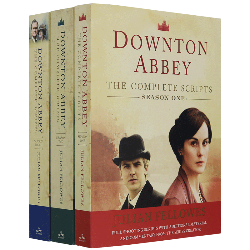 唐顿庄园剧本全集 英文原版 英剧剧本 Downton Abbey Script Book 1-3 全英文版电影原著小说书 进口英语书籍
