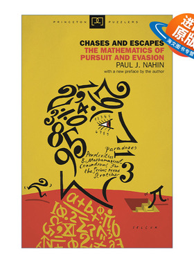 英文原版 Chases and Escapes 追逐与逃避 追逐与逃避的数学 修订版 Paul J. Nahin 英文版 进口英语原版书籍