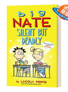 英文原版 Big Nate Silent But Deadly 大内特系列18 全彩漫画小说 英文版 进口英语原版书籍