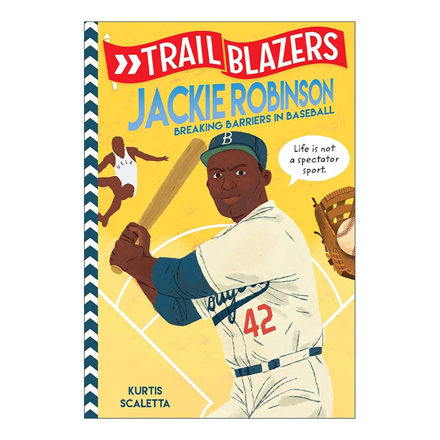 英文原版 Trailblazers Jackie Robinsonl 开拓者系列 杰基·罗宾森 打破棒球界的壁垒 传记 儿童科普百科 Alex Woolf 英文版