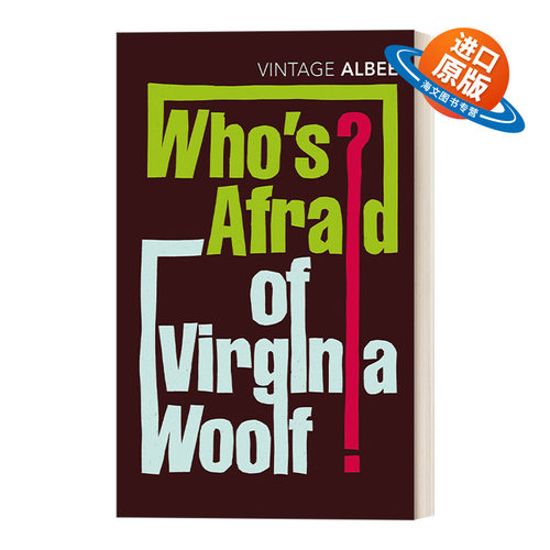 英文原版 Who's Afraid Of Virginia Woolf 谁害怕弗吉尼亚伍尔夫 爱德华阿尔比戏剧 英文版 进口英语原版书籍