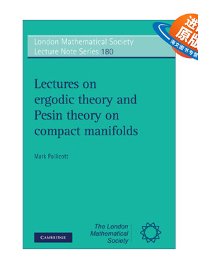 英文原版 Lectures on Ergodic Theory and Pesin Theory on Compact Manifolds 紧流形的遍历理论和柏森理论讲座 英文版 进口书