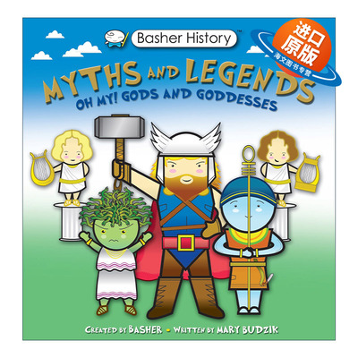 英文原版 Basher Myths and Legends 巴舍神话传说 英文版 进口英语原版书籍