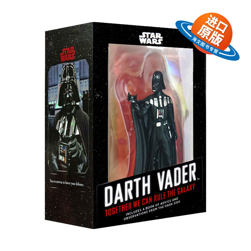 英文原版 Darth Vader in a Box 星球大战 黑武士语录和雕像 英文版 进口英语原版书籍