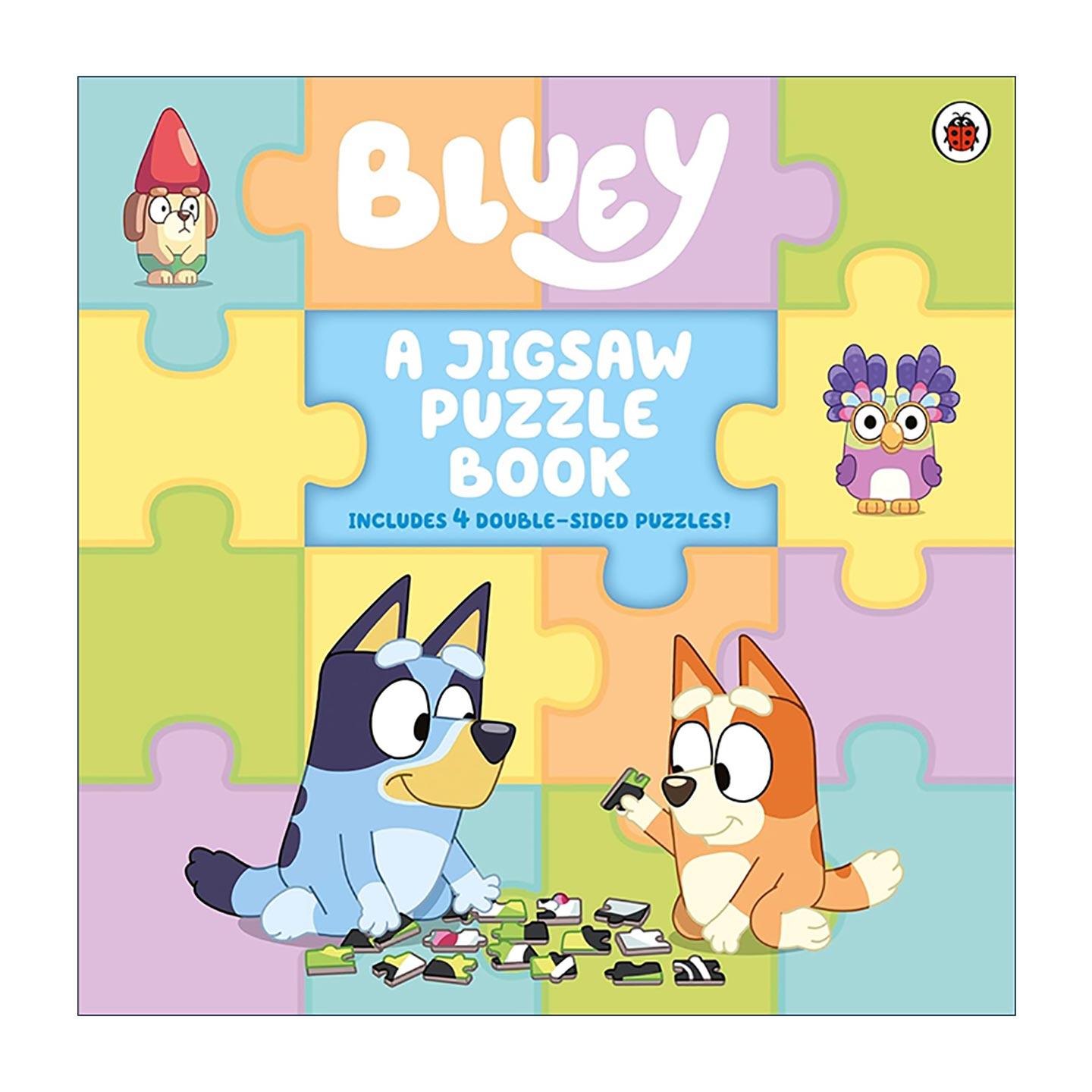 英文原版 Bluey A Jigsaw Puzzle Book 小蓝狗布鲁伊 趣味拼图书 英文版 进口英语原版书籍
