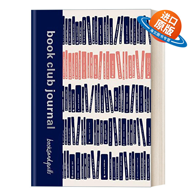 英文原版 Book Club Journal 读书会日志 礼品书 书评笔记本 精装 英文版 进口英语原版书籍