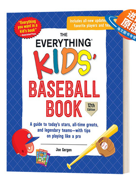 英文原版 The Everything Kids' Baseball Book, 12th Edition 孩子的百宝箱 棒球书 英文版 进口英语原版书籍