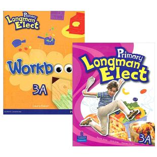 培生香港朗文小学英语教材3a全套 英文原版 Pearson Primary Longman Elect 3A 学生用书+练习册2本 英文版进口英语书籍