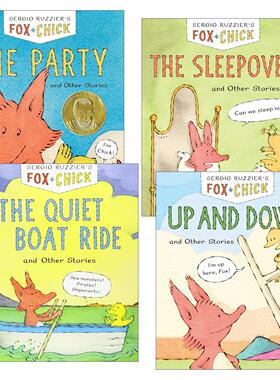 英文原版 Fox & Chick 狐狸与小鸡系列1-4册 儿童绘本 英文版 进口英语原版书籍