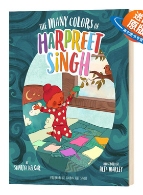 标签的颜色 英文原版 精装 Many Colors of Harpreet Singh 亲子绘本 儿童英语故事书 精装 英文版进口原版书籍