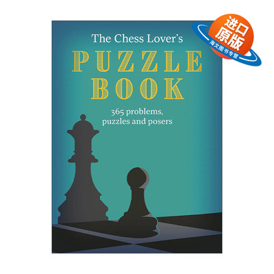 英文原版 The Chess Lover's Puzzle Book 国际象棋爱好者的谜题书 英文版 进口英语原版书籍